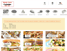Tablet Screenshot of pizzeria-chocolate.de